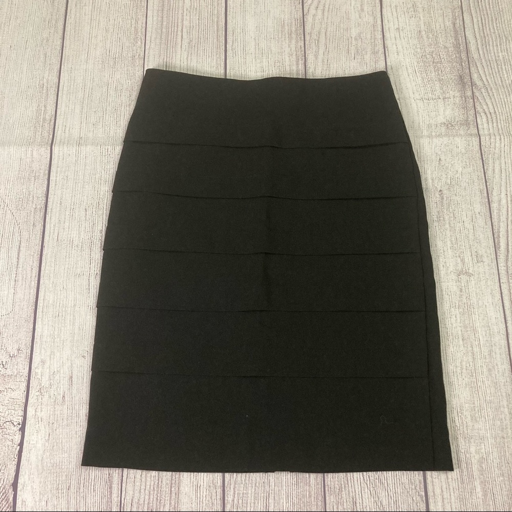 Tiered Black Skirt